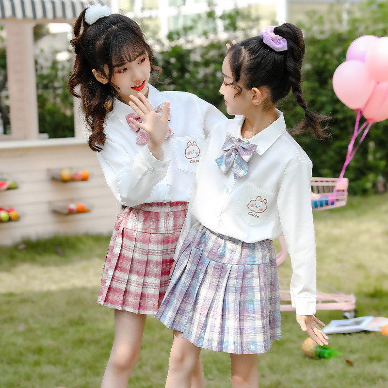 Next Win Children Jk Uniform 2022 Academy Wind Great Boy 100 Plexigo Skirt Girl Dress Trendy Suit Foreign Pie