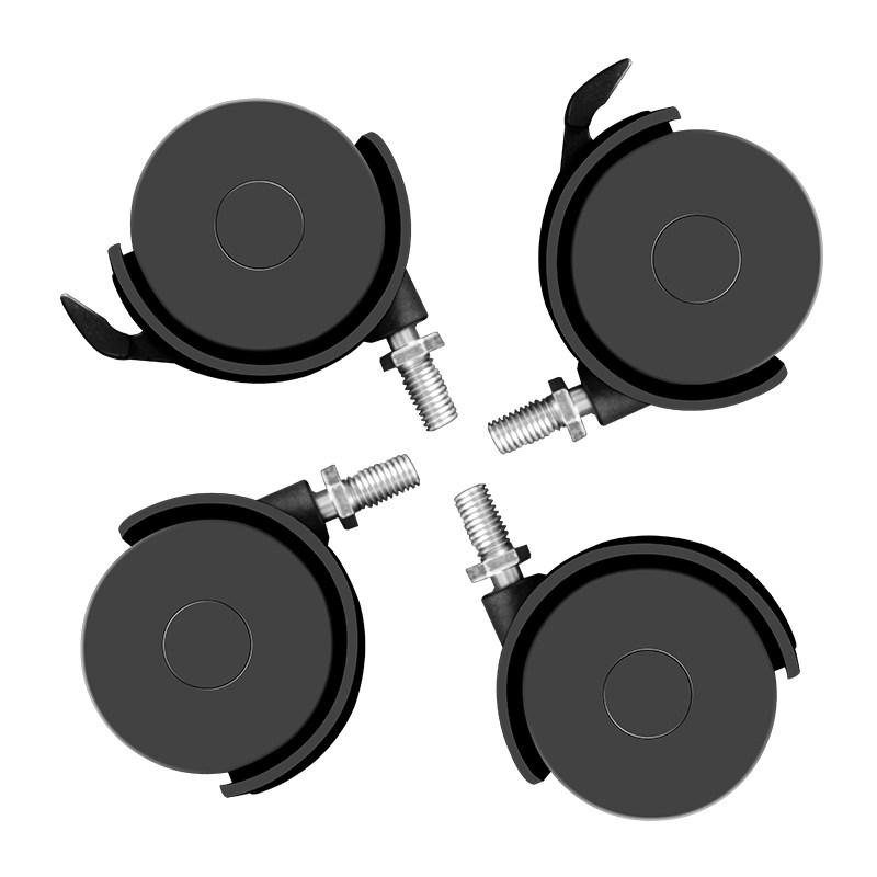 Lifting table with matching universal moving castors