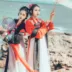 Vách đá lạnh mới Han Han Tang trang phục trang phục Hanfu nữ hàng ngày được cải tiến thêu ngực Qi váy rõ ràng và thanh lịch - Quần áo ngoài trời Quần áo ngoài trời