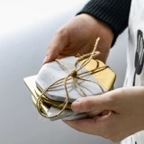 Нордический ветер INS MARBLE BANRUN COSHION Творческая керамическая подушка Объекционирование теплоизоляционная изоляция против прокладки Cork Cushion Tea