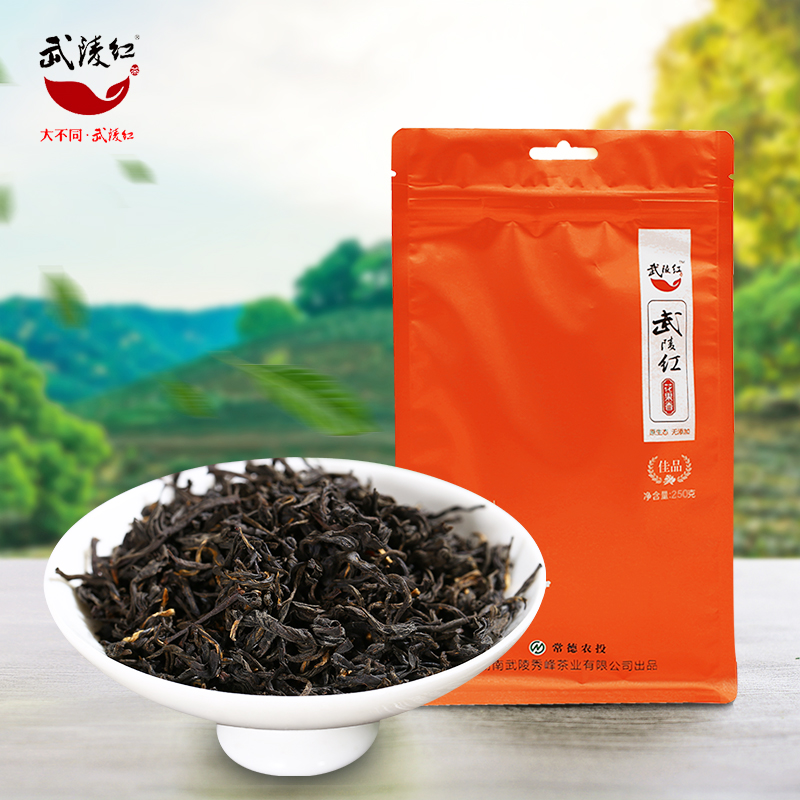 (Warrior Red) Black Tea 250g Canon 3 Number of Bagged Flowers Fruits Aroma Tea Hunan Changdette Festive Gifts