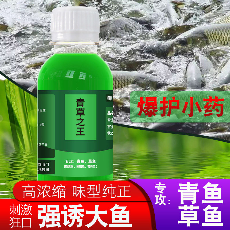 Crucian Attack Green Fish Grass Fish Small Drug Black Pit Fishpond Reservoir Wild Fishing Formula Fish Bait to Add Bait Fishing Little Medicine-Taobao