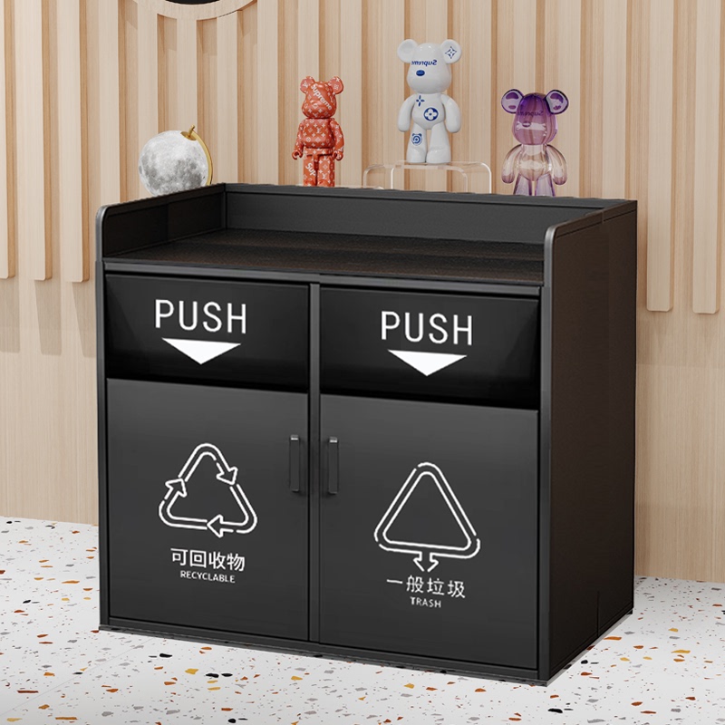 Commercial Garbage Cabinets for Hamburger and Milk Tea Shops, Classified Waste Bins for Restaurants and Coffee Shops, Trash Cans for Kfc, Bars, and Internet Cafes