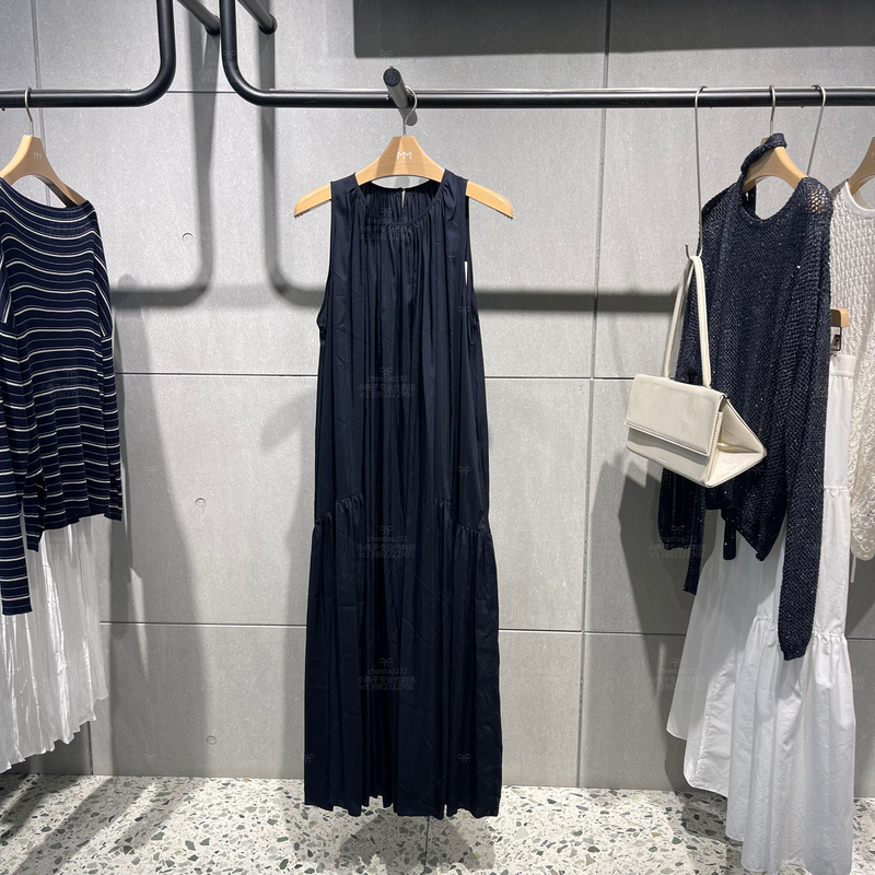 Mm Mai Meng 2026 Summer Dress Women's Dress Ol Elegant Dress Women's Sleeveless Long Loose Dress 5H5290091