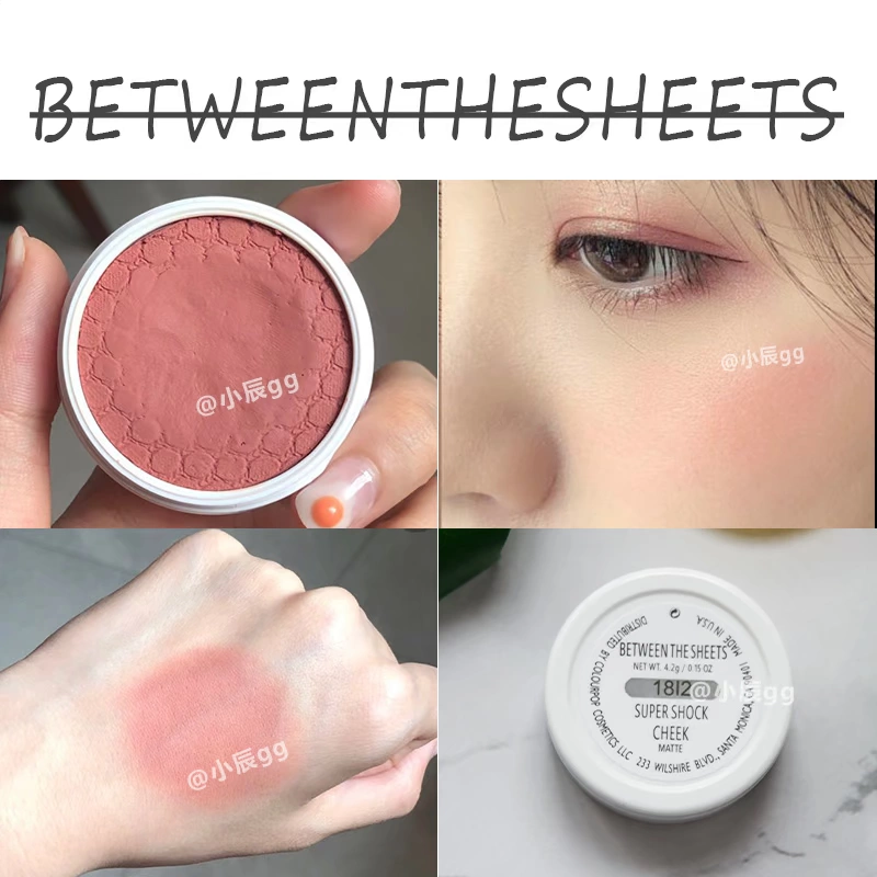 Colorpop đích thực đơn sắc trang điểm nude tự nhiên Kara bong bóng nghiền khoai tây mới bắt đầu net đỏ với mờ má hồng - Blush / Cochineal má hồng sunnies face