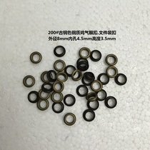 200# bronze copper eyelet buckle rivet fastener file bag buckle 5000 pieces in a pack