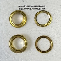 00# Golden Copper corns air eye buckle hollow rivet outer diameter 32mm * inner diameter 20mm height 5mm