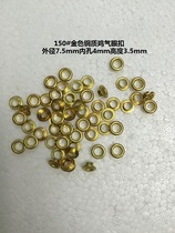 #150; Gold copper corns gas-and-eye clothing buttons outer diameter 7 5mm * diameter 4mm * height 3 5mm