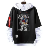 Японский комплект, толстовка с капюшоном подходит для мужчин и женщин, куртка, балахон