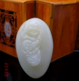 Натуральная ручка из нефрита, украшение в руку