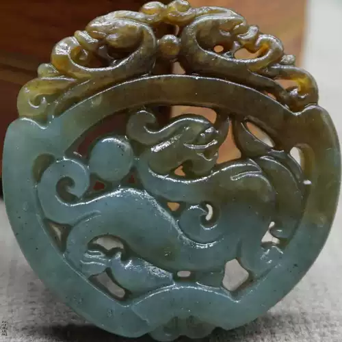 Натуральная двусторонная подвеска из нефрита подходит для мужчин и женщин