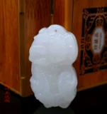 Натуральная трехмерная большая подвеска из нефрита подходит для мужчин и женщин, ручка, украшение в руку