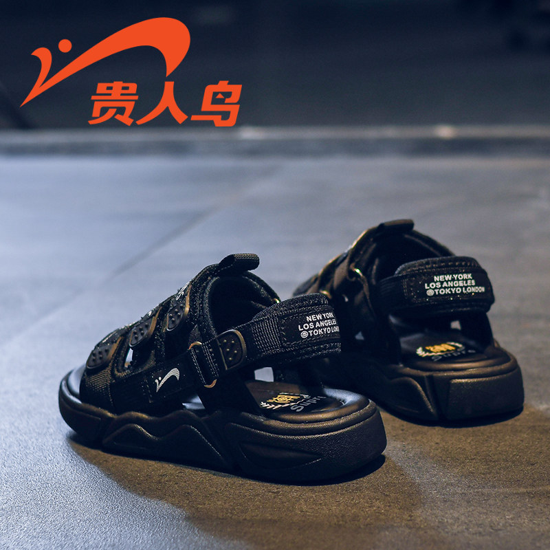 Noble bird children's shoes summer new 7 boys Korean version of the soft bottom non-slip 8 girls 9 years old 6 children's sports sandals