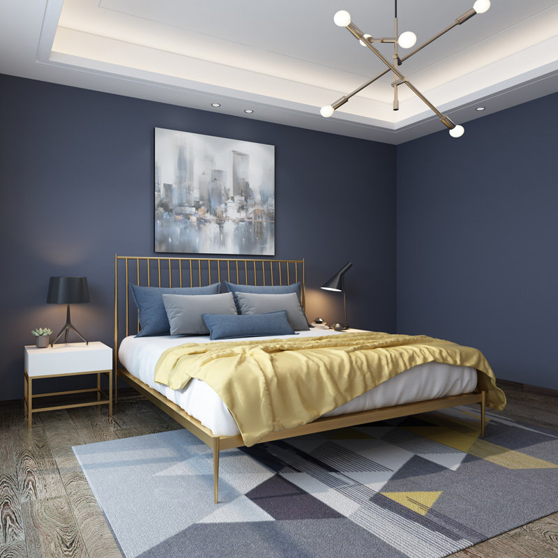 Simple European Iron Bed Double Bed 1 8m Nordic Iron Bed Single Bed 1 2 m Golden Iron Bed 1 5 m