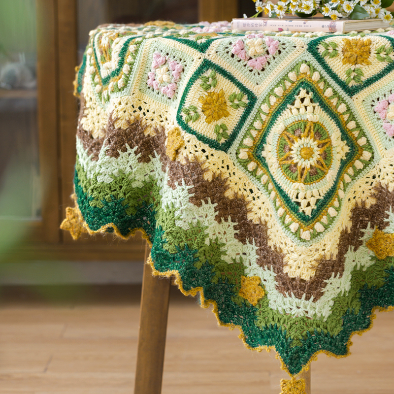 Fun Weaving Society Starlight Forest Blanket Handmade DIY Crochet Bag Material Kit Yarn Ball to Pass the Time