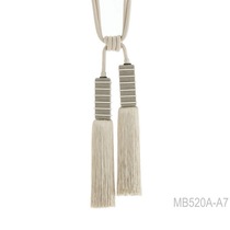 Urban space double-headed large spikes quality assurance Modern light luxury curtains with tassel spikes