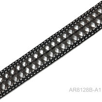 Exported to Europe Baojia woven leather wide band 6 7cm fashionable modern old money style curtain lace