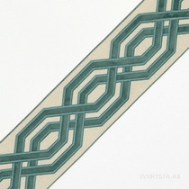 Geometric embroidery autumn new high line park European decorative belt suitable for modern simple space