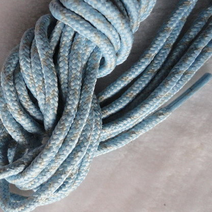 Winter F34 TNF Brother 3.5mm outdoor flower knitting round shoelace egg green beige flower 105CM