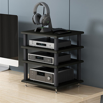 Desktop desktop headphone rack amplifier amp rack small rack power amplifier decoder bracket speaker audio cabinet