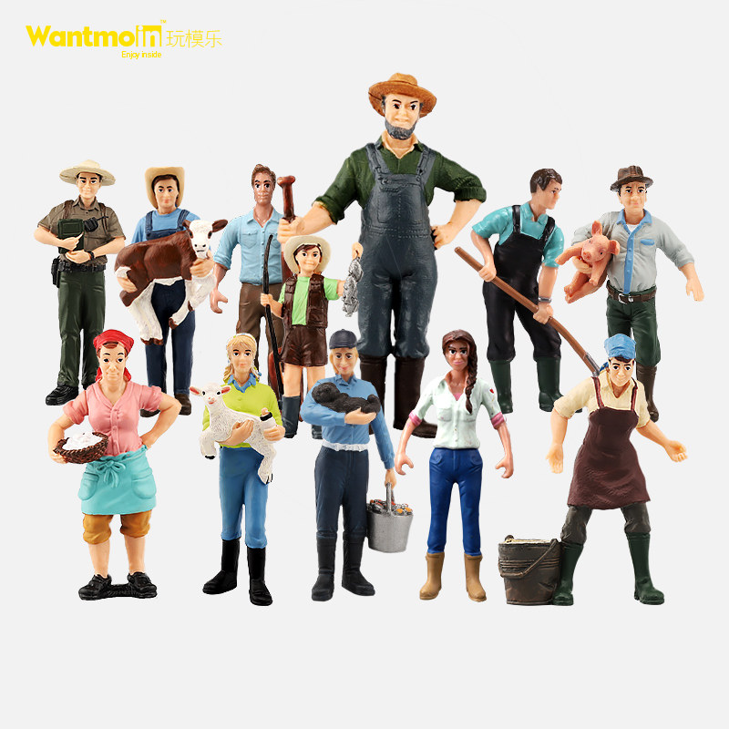 Play the Model Farmer Model Shepherder Milking Worker Farmer Farmer Be Familiar Model