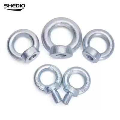 Factory direct galvanized eye screw lifting ring M6-M8-M10-M12 national standard eye bolt nut