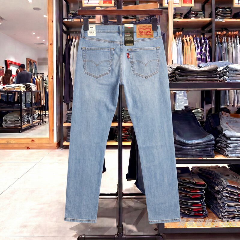 Levis Men's 511 Summer Thin Fashion Versatile Slim Fit Stretch Jeans 04511-6476