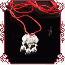 925 Pure Silver Baby Long Life Lock Pendant
