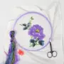 Người mới bắt đầu thêu kim chỉ tay thêu vật liệu tự làm gói Sen mới găng tay mảnh Su Xiu khâu đơn giản Trung Quốc tranh thêu tứ quý