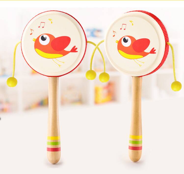 Traditional Wooden 1 Rattle 2 Baby 6-12 Boys 3 years old girls months 0 Newborn Baby Toys