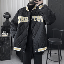 Lovers Winter Coats Mens Thickened Baseball Suit Jacket Cotton Jersey Man Loose Tooling Cotton Clothing Male Tide Signs Clothes
