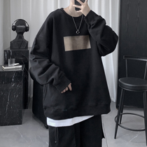 2021 Fall new mens clothing round collar necropolis for mens spring and autumn Chains relaxed port Wind 100 lap blouses