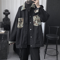 Mens clothing 2022 new spring and autumn season jacket mens early spring denim clothing mens design feeling small and luxurious and handsome jacket man