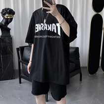 Dark Department Summer original Cebu Man short sleeve T-shirt male tide Tide Cards Trendy 100 Hitch Port Wind Half Sleeves Clothes