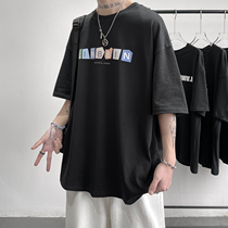 Mens clothing 2021 new short sleeves T-shirts Male Chains Port Wind 100 Lapped Collar Loose original Cebu Mens clothes