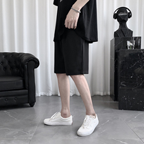 Suit shorts Mens version trendy straight cylinder Loose Casual Pants Thin summer outwear Chauffins 50% pants