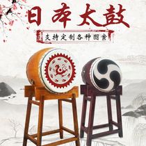 Kraft Japanese drums on the warm threshold which leads into the palace too gu parties taiko crimping taiko shows vertical ornamental props drum custom all kinds of size