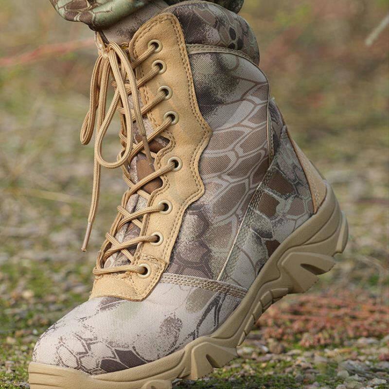 New ultra light breathable combat boots male and female security boots for training boots Spring and summer screening shoes Land combat boots combat training boots