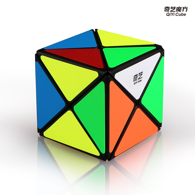 Qiyi X Rubik's Cube Dinosaur Eight-Axis Third-Order Alien Rubik's Cube Flexible and Smooth Solid Color Children's Educational Toys