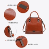 Кожаная очень большая вместительная и большая сумка через плечо, из натуральной кожи, 2020