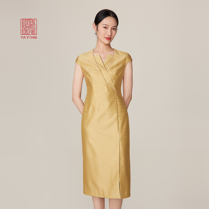 (Customizable) (Non-Heritage Song Series) Yaying True Silk Qipao Dress 2022 Spring Summer V402A