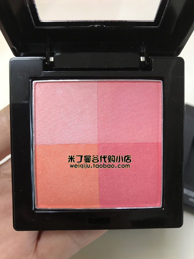 Thái Lan TREECHADA bốn màu phấn má hồng khay 4 màu baking rouge trang điểm màu nude kéo dài màu cam phấn cao cấp chính hãng bảng má too faced