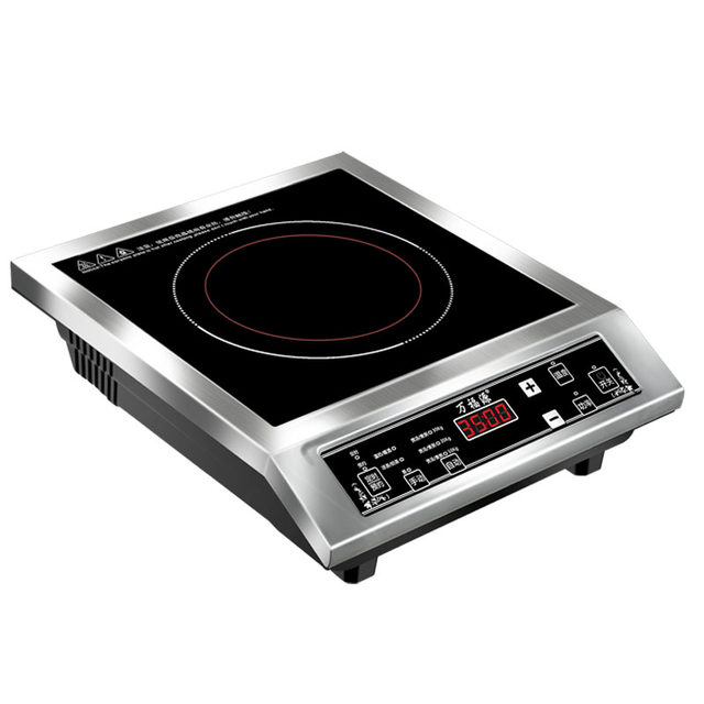 Commercial high-power induction cooker 3500W household exquisite stainless steel furnace stir fry plane Wanfuyuan Z35-3510