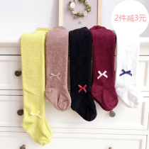 Autumn and winter new girls  stockings baby leggings baby tights large pp thickened warm pants cold-proof autumn pants