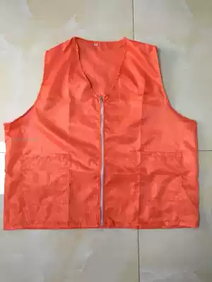 Anti-static horse clip dust-free stripe vest top construction installation vest overalls dustproof jacket can be printed