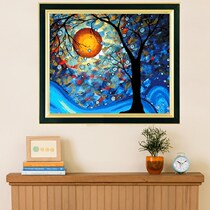 Embroidery Dream Tree cross-stitch Van Gogh famous painting good dream come true full embroidered living room Diamond painting full of European scenery