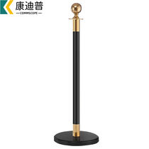 Kandipu concierge column 950*51*320mm lanyard isolation barrier thickened welcome column queue guardrail black gold