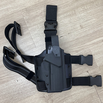 92A thigh-tied tactical shell quick-draw holster K plate 92G thumb unlock Kydex material 92 modified quick-draw holster