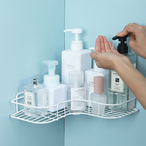 Bathroom triangle shelf non-perforated toilet bathroom wall rack bathroom rack toilet shower gel storage
