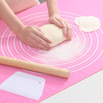 Silicone kneading mat baking noodle mat thickening food grade panel household plastic and panel cut rolling dough board mat